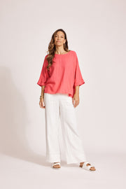 eb&ive Alessia Relaxed Top - Melon