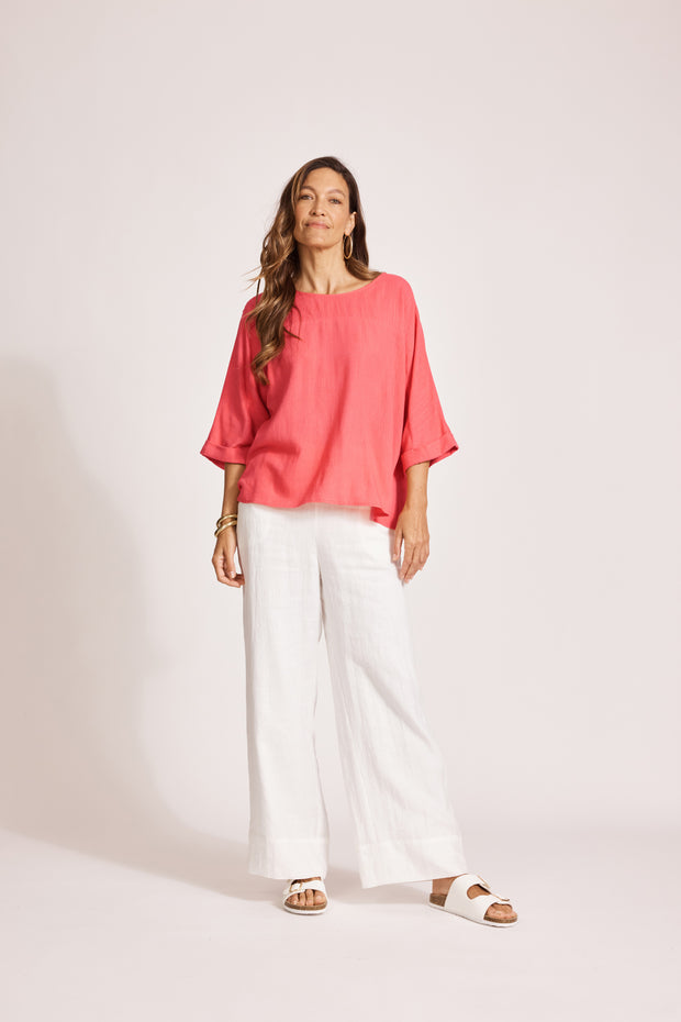 eb&ive Alessia Relaxed Top - Melon