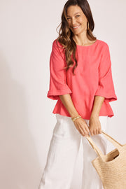 eb&ive Alessia Relaxed Top - Melon