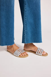 eb&ive Miramar Plaited Sandal - Silver
