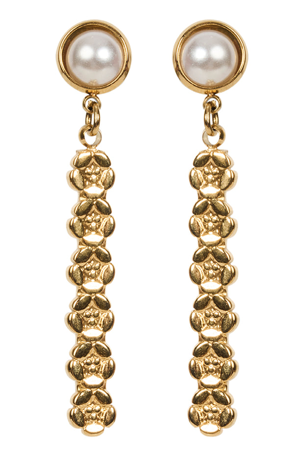eb&ive Alegria Earring - Pearl Stamped Alegria Earring
