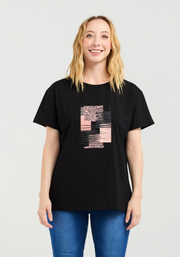 Zafina Livia T-shirt - Black