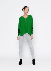 Two By Two Grace Cardigan - Green