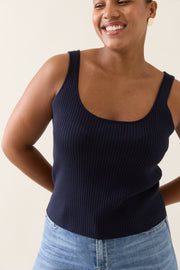 Isle of Mine Adele Tank - Navy