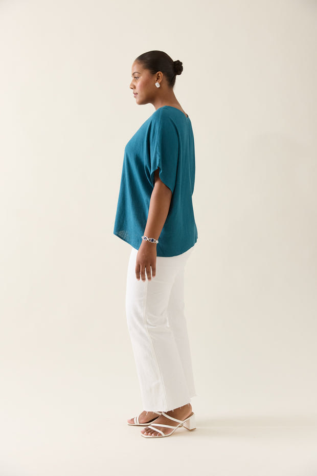 Isle of Mine Ingrid Relaxed Top - Baltic