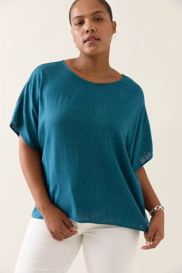 Isle of Mine Ingrid Relaxed Top - Baltic