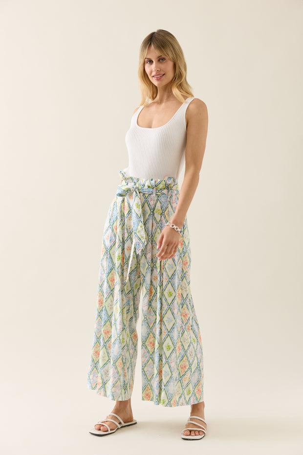 Isle of Mine Ingrid Cropped Pant - Tile