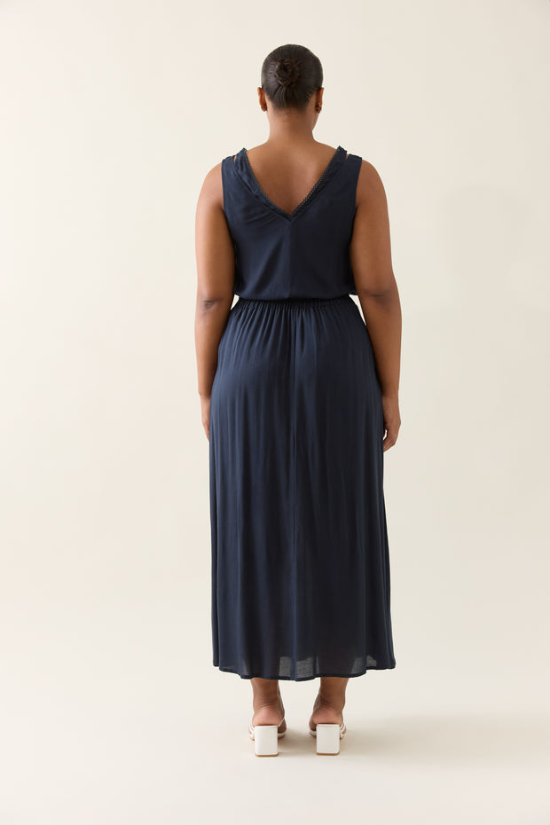 Isle of Mine Oline Pleat Skirt - Navy