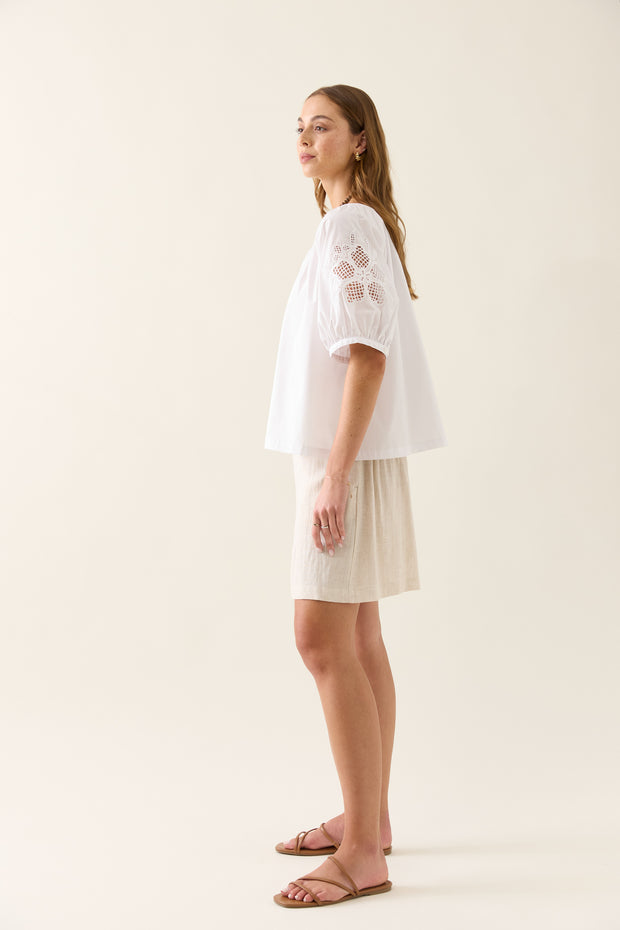 Isle of Mine Nilsa Button Top - Lotus