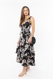 Seeking Lola Vibrant Maxi Dress - Dusk Smudge