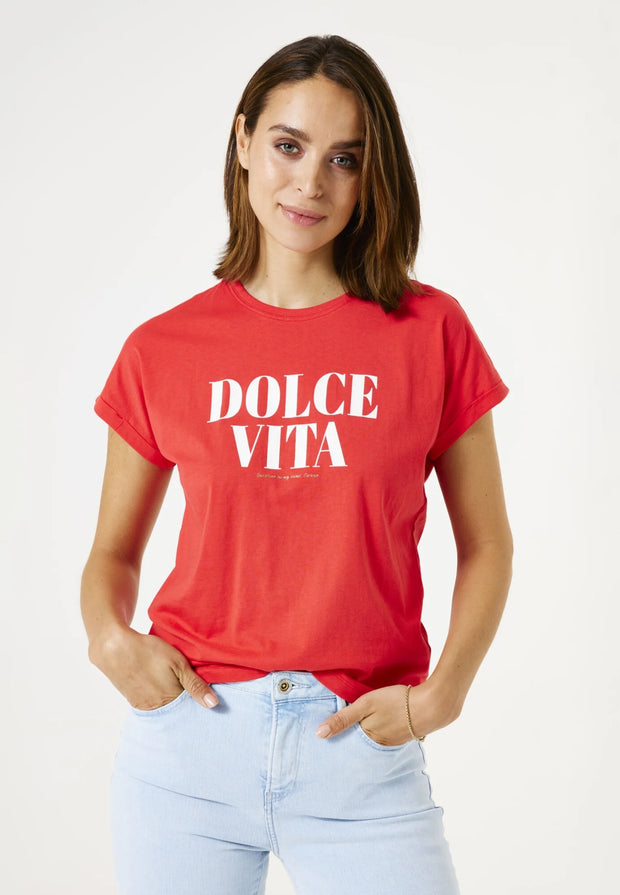 Garcia Dolce Vita T-shirt - Ruby Red