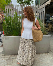 MSCH Alyona Vlora Skirt - Oatmeal Leo