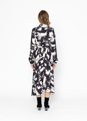 Two By Two Haven Shirt Dress - Black & White Print