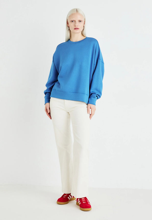MSCH Dalvina Ima Q Sweatshirt - Vallarta Blue