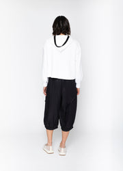 Blacklist Sierra Hoodie - White with Black Trim