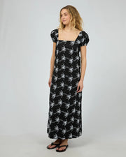 Silent Theory Tasman Maxi Dress - Black Print