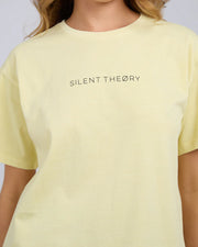 Silent Theory Logo Tee - Lemon