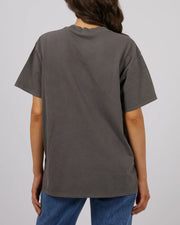 All About Eve Fearless Oversized Tee - Charcoal