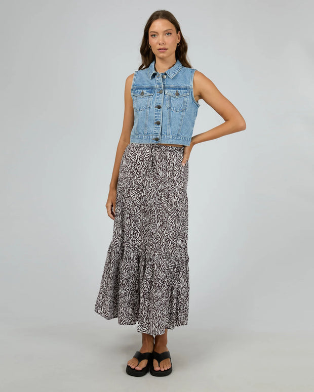 All About Eve Mika Maxi Skirt - Geo Print