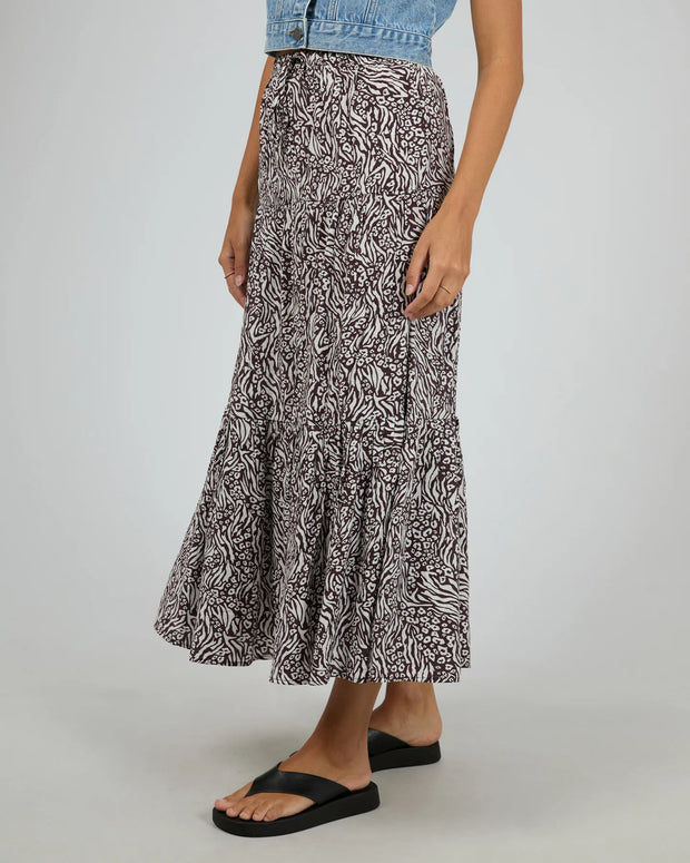 All About Eve Mika Maxi Skirt - Geo Print