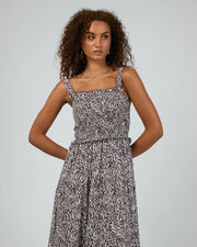 All About Eve Mika Maxi Dress - Geo Print