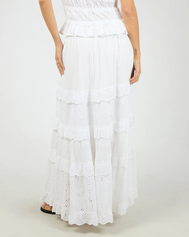 All About Eve Rain Maxi Skirt - White