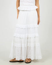 All About Eve Rain Maxi Skirt - White