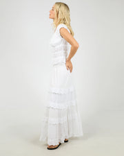 All About Eve Rain Maxi Skirt - White