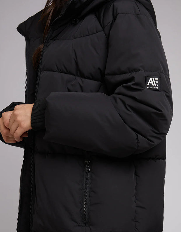 All About Eve Remi Luxe Midi Puffer - Black