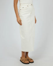 All About Eve Ray Comfort Maxi Skirt - Vintage White