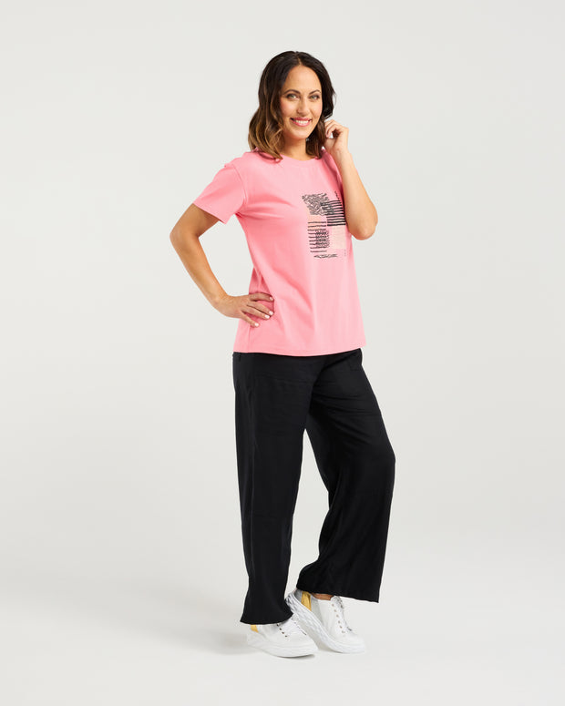 Zafina Livia T-shirt - Pink