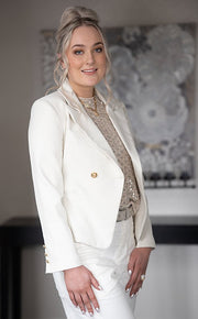 *** PRE ORDER *** Harlem Tessa Blazer - Ivory