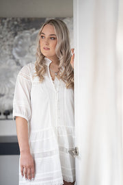 *** PRE ORDER *** Harlem Mecca Dress - White