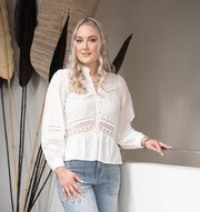*** PRE ORDER *** Harlem Maya Blouse - White