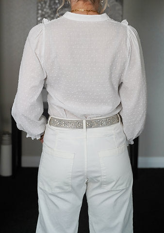 *** PRE ORDER *** Harlem Chloe Pant - White