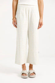 Home-lee Zoe Pants - Cream Daisies