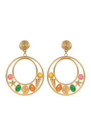 Haven Brasilia Mix Earring - Sea & Circle Sea