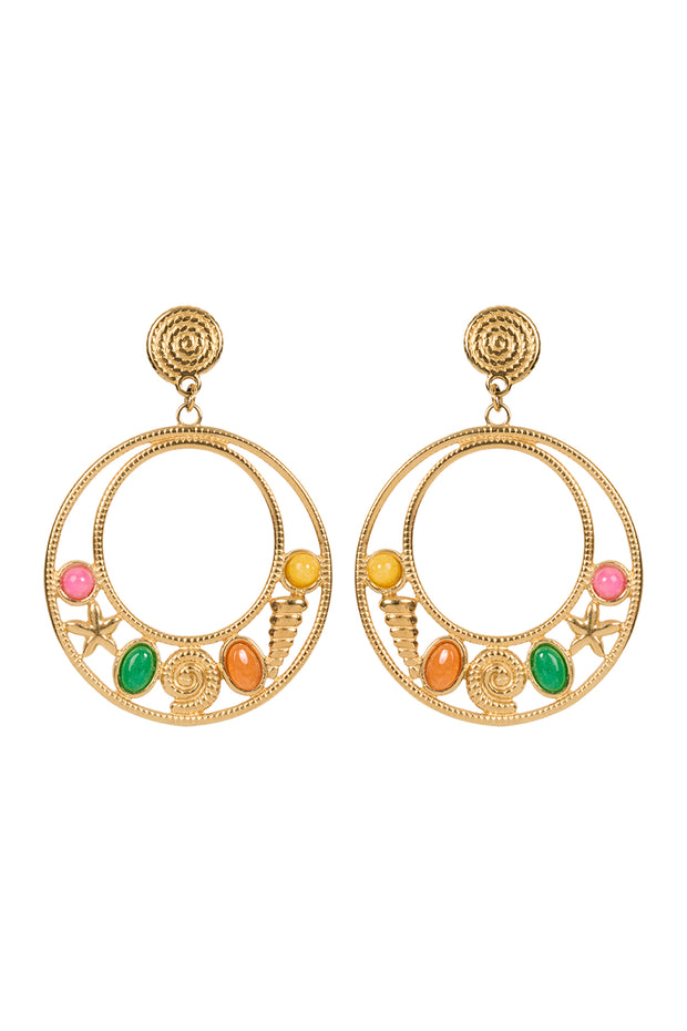 Haven Brasilia Mix Earring - Sea & Circle Sea