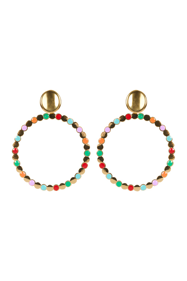 Haven Brasilia Mix Earring - Sea & Circle Circle