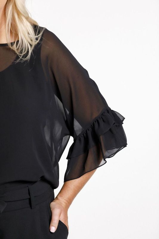 Home-lee X Imogen Blouse - Black