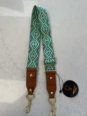 Antler Bag Strap - Double Diamond Green