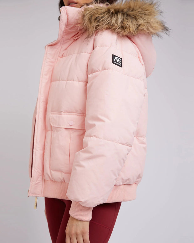 All About Eve Active Fur Puffer - Pink