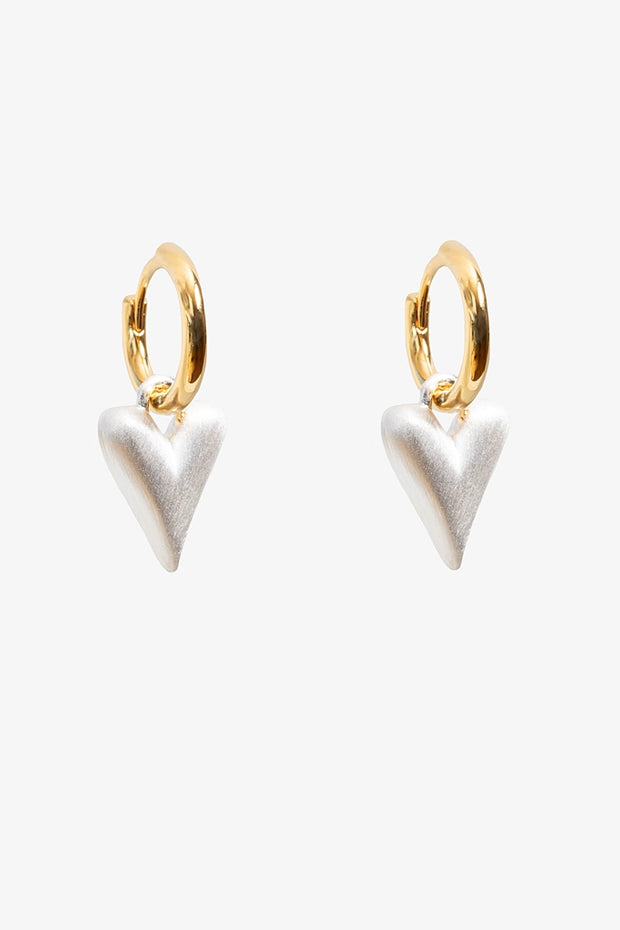 Antler Two Tone Heart Hoop Two Tone Heart Hoop