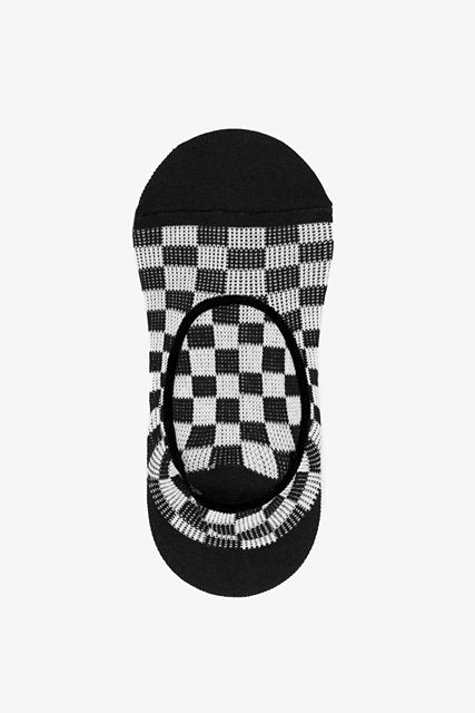 Antler No Show Sock - Checkered Black