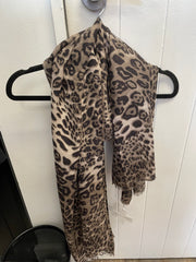 Stella + Gemma Scarf - Cheetah Print