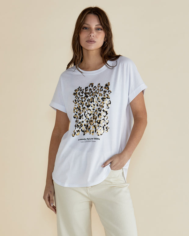 Betty Basics Indiana Tee - Le Marais Print