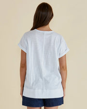 Betty Basics Shirley Short Sleeve Tee - White
