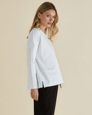 Betty Basics Brixley Long Sleeve Top - White