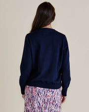 Betty Basics Leon Knit Cardigan - Navy