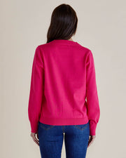 Betty Basics Leon Knit Cardigan - Pink